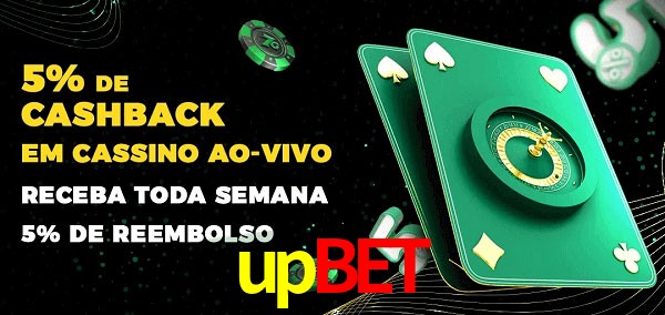 Promoções do cassino ao Vivo upbet
